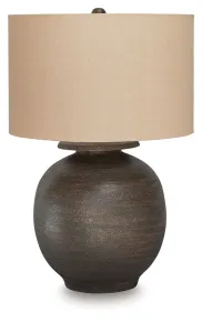 Ashley Furniture L207574 Carlenbury - Metal Table Lamp - Antique Brown
