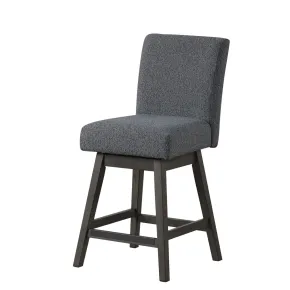 New Classic D4125-28-GRY High Line - Swivel Counter Chair (Set of 2) - Gray