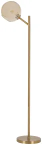 Ashley Furniture L206021 Abanson - Metal Floor Lamp  - Amber / Gold Finish