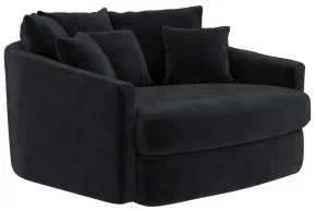 Jackson Furniture Industries 71009-1400/08 Matty - Round Accent Cuddle Chaise - Ebony