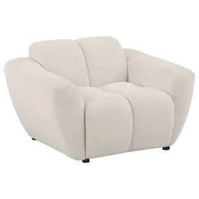 Coaster Fine Furniture 509303 Destino - Chenille Upholstered Splayed Arm Accent Chair - Greige