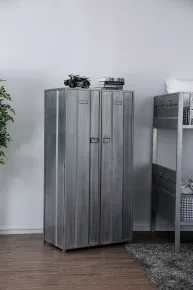 Furniture of America CM-AC562 Zaheera - Large Locker - Silver