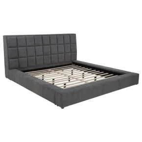 Coaster Fine Furniture 315948GRYKE Dreux - Upholstered Eastern King Panel Platform Bed - Gray