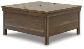 Ashley Furniture T731-9 Moriville - Lift Top Cocktail Table - Grayish Brown