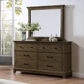 New Classic 00-B3907B-DM New Classic 00-B3907B-DM Sunstone - Dresser & Mirror - Walnut