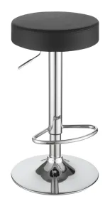 CoasterEveryday 102558 Ramses - Adjustable Bar Stool - Chrome And Black