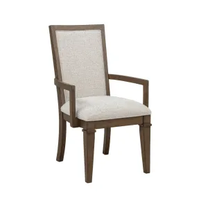 New Classic D2114B-25 Mariana - Upholstered Arm Chair (Set of 2) - Vintage Mocha