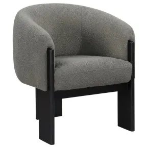 CoasterEveryday 903166 Valdez - Boucle Upholstered Barrel Back Accent Chair - Brown