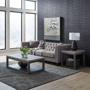 Liberty Furniture 707-OT-3PCS Piedmont - 3 Piece Table Set - Charcoal / Ash