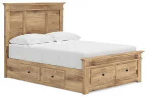 Ashley Furniture PCB1170B35 Ashley Furniture PCB1170B35 Makidern - Full Panel Storage Bed With Under Bed Storage Unit And Storage Footboard - Tan