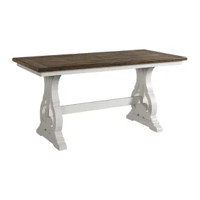 Intercon DK-TA-3676G-RFO-C Drake - Counter Table - Rustic White / French Oak