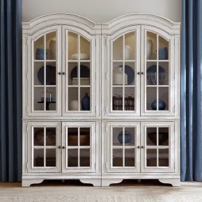 Liberty Furniture 244-DR-2BC Magnolia Manor - Bunching Cabinet (Set of 2) - Antique White