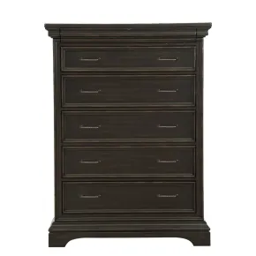 Pulaski Furniture P012124 Caldwell - 6 Drawer Chest - Smoked Molasses