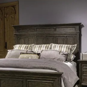 Liberty Furniture 297-BR13 Paradise Valley - Queen Panel Headboard - Saddle Brown