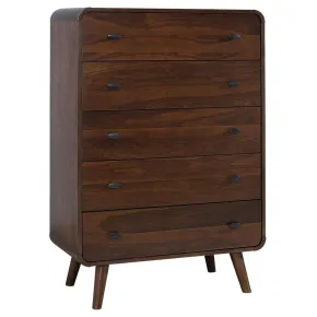 CoasterEssence 205135 Robyn - 5-Drawer Bedroom Chest - Dark Walnut