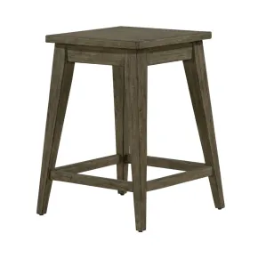 Liberty Furniture 377-OT9000 Pinebrook Ridge - Console Stool - Weathered Toffee