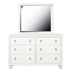 Samuel Lawrence Furniture S458-430 Bella - Framed Dresser Mirror with LED Lighting