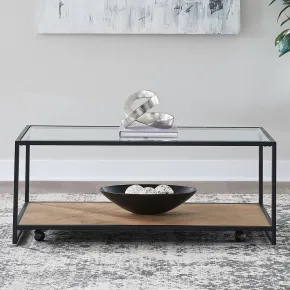 Liberty Furniture 817-OT1010 Bedford - Cocktail Table - Weathered Oak