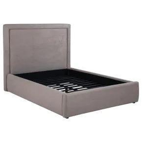 Coaster Fine Furniture 315835MF Lawson - 55" Upholstered Full Panel Platform Bed - Mushroom