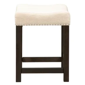 Liberty Furniture 422-OT9001 Heatherbrook - Upholstered Console Stool - Charcoal & Ash