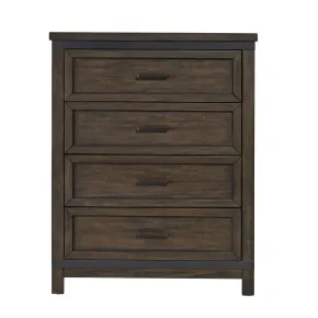 Liberty Furniture 759-BR40 Thornwood Hills - 4 Drawer Chest - Rock Beaten Brown