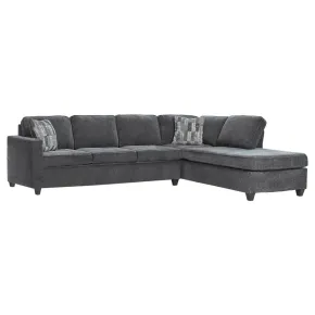 CoasterEssence 509347 Mccord - Upholstered Track Arm Sectional Sofa - Dark Gray