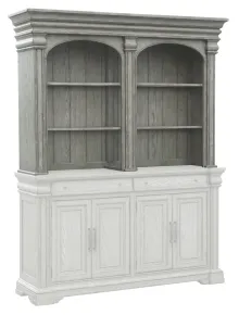 Pulaski Furniture P091303 Madison Ridge - Server Hutch - Buff Gray