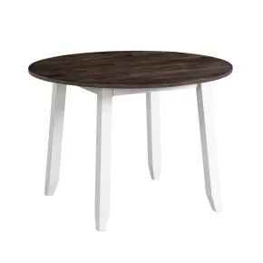 Intercon KA-TA-4242D-GWH-C Kona - Drop Leaf Table - Gray / White