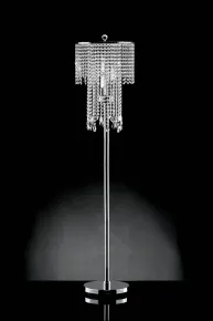 Furniture of America L9721F Alrai - Floor Lamp - Clear