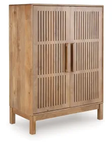 Ashley Furniture A4000698 Pellamour - Bar Cabinet - Natural Brown