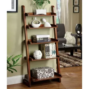 Furniture of America CM-AC293 Lugo - Ladder Shelf - Antique Oak