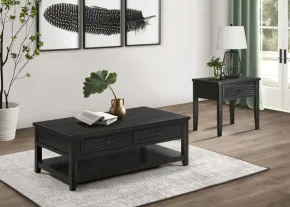 Coaster Fine Furniture 710578-S2 Concord - 2 Piece Coffee And End Table Set Distressed - Java