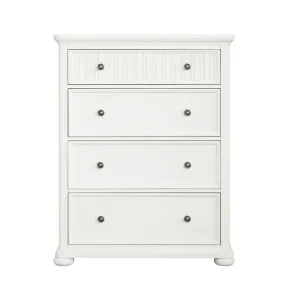 Samuel Lawrence Furniture S920-440 Savannah - 4-Drawer Chest - White
