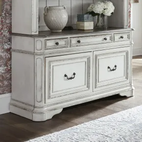 Liberty Furniture 244-HO121 Magnolia Manor - Credenza - Antique White