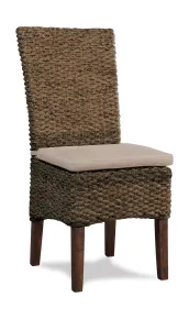 Riverside Furniture 36965 Mix-N-Match Chairs - Woven Side Upholstered Chair (Set of 2) - Hazelnut