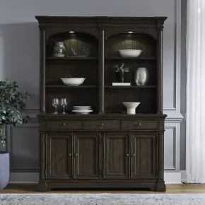 Liberty Furniture 512-DR-HB Arden Road - Hutch & Buffet - Satin Cherry