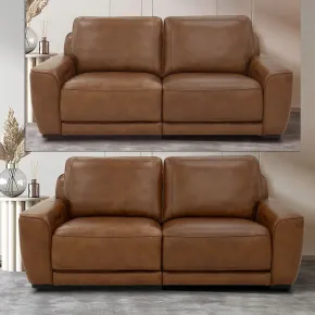Liberty Furniture 6000HN-UPH-SOLO Blake - Sofa & Loveseat - Venetian Honey