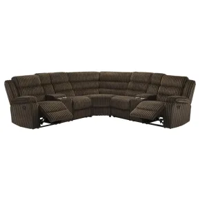 Coaster Fine Furniture 601510B3 Atkinson - RAF Recliner, Box 3 of 3 - Chocolate