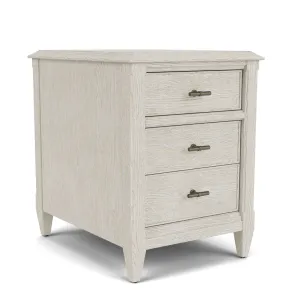 Riverside Furniture 25012 Carmella - Chairside Table - Pebble Oak
