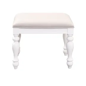 Liberty Furniture 607-BR99 Summer House - Vanity Stool - Oyster White