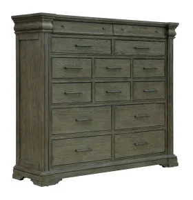 Pulaski Furniture P413127 Pulaski Furniture P413127 Madison Ridge - 14 Drawer Master Chest - Natural Bark