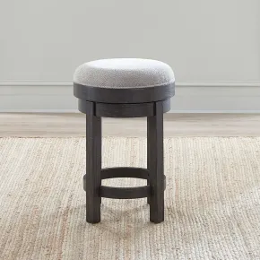 Liberty Furniture 811-OT9003 Weston - Upholstered Swivel Console Stool - Peppercorn