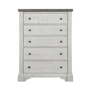 Samuel Lawrence Furniture S786-040 Valley Ridge - 5-Drawer Chest - White