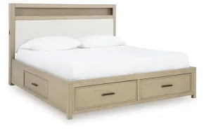 Ashley Furniture B602B4 Ashley Furniture B602B4 Calmoro - Queen Bookcase Bed - Gray