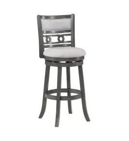 New Classic S1701-BS-GRY New Classic S1701-BS-GRY Gia - Swivel Barstool - Gray