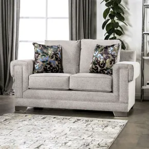 Furniture of America SM6436-LV Atherstone - Loveseat - Light Gray