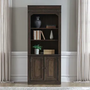 Liberty Furniture 765-HO201 Provence Park - Bunching Bookcase - Chateau Brown
