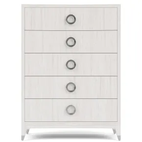 Riverside Furniture 82565 Hepburn - 5 Drawer Chest - White