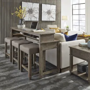 Liberty Furniture 172-OT-4PCS Parkland Falls - 4 Piece Living Room Set - Weathered Taupe