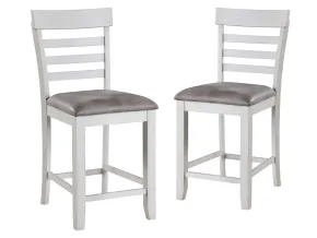 New Classic D7522-22 Richland - Counter Chair (Set of 2) - White